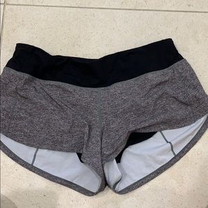 Grey Lululemon shorts